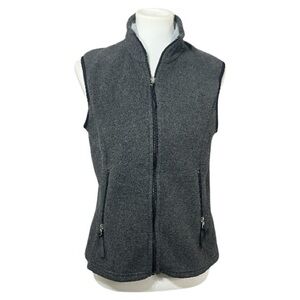 Patagonia Synchilla Gray Fleece Zip Up Vest Size M
